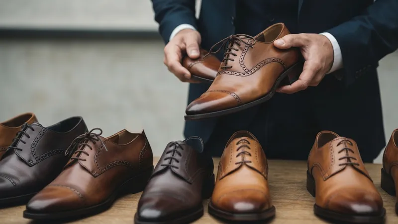 Cuir pleine fleur brut avant la fabrication d'un soulier